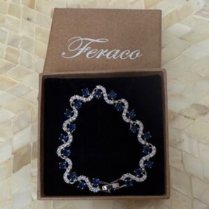 Blue and Silver Women's Bracelet